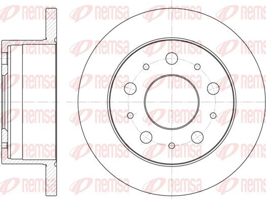 Remsa 6741.00 - Disc frana parts5.com