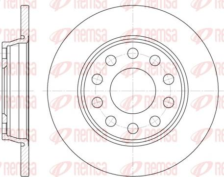 Remsa 6731.00 - Δισκόπλακα parts5.com