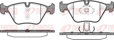 Remsa 0963.00 - Set placute frana,frana disc parts5.com