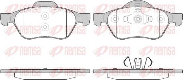 Remsa 0962.40 - Jarrupala, levyjarru parts5.com