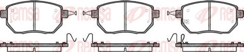 Remsa 0985.02 - Brake Pad Set, disc brake parts5.com