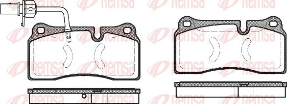 Remsa 0983.11 - Set placute frana,frana disc parts5.com