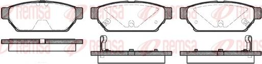 Remsa 0440.02 - Set placute frana,frana disc parts5.com