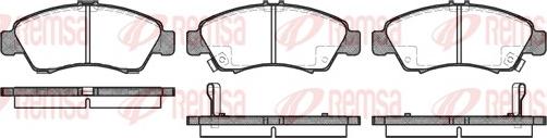 Remsa 0419.02 - Set placute frana,frana disc parts5.com