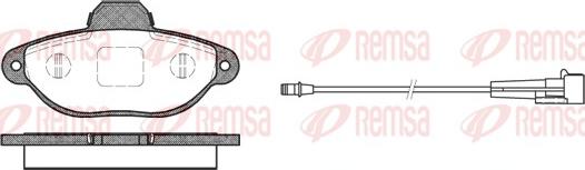 Remsa 0414.01 - Set placute frana,frana disc parts5.com