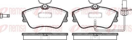 Remsa 0480.21 - Set placute frana,frana disc parts5.com