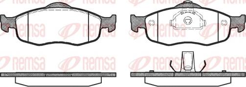 Remsa 0432.00 - Set placute frana,frana disc parts5.com