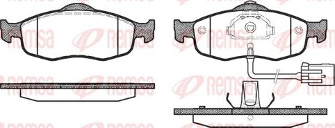 Remsa 0432.02 - Set placute frana,frana disc parts5.com