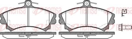 Remsa 0590.02 - Set placute frana,frana disc parts5.com