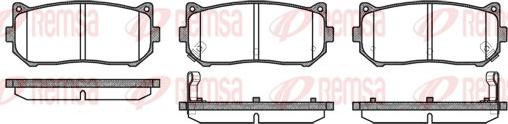 Remsa 0649.02 - Set placute frana,frana disc parts5.com