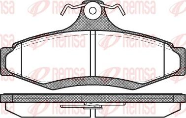 Remsa 0646.10 - Set placute frana,frana disc parts5.com