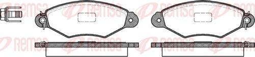 Remsa 0643.00 - Set placute frana,frana disc parts5.com