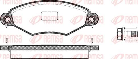 Remsa 0643.10 - Jarrupala, levyjarru parts5.com