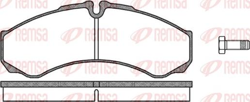 Remsa 0651.10 - Set placute frana,frana disc parts5.com