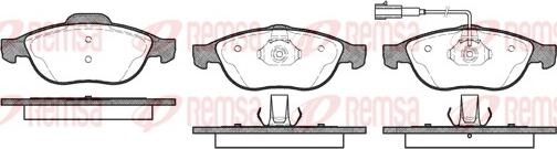 Remsa 0660.11 - Set placute frana,frana disc parts5.com