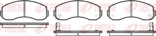 Remsa 0619.02 - Brake Pad Set, disc brake parts5.com