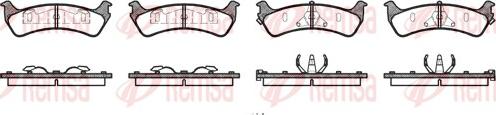 Remsa 0617.12 - Set placute frana,frana disc parts5.com