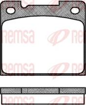 Remsa 0039.30 - Brake Pad Set, disc brake parts5.com