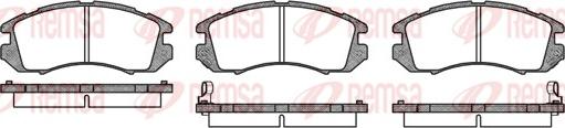 Remsa 0191.12 - Fren balata seti, diskli fren parts5.com