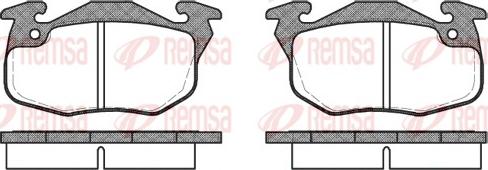 Remsa 0192.10 - Set placute frana,frana disc parts5.com