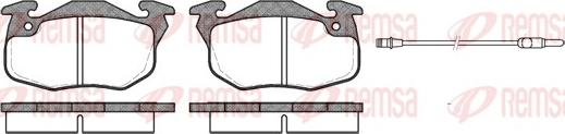 Remsa 0192.12 - Set placute frana,frana disc parts5.com