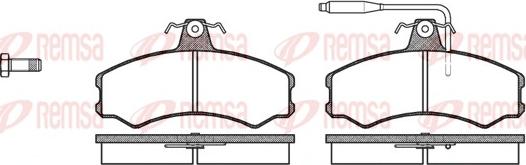 Remsa 0143.02 - Jarrupala, levyjarru parts5.com