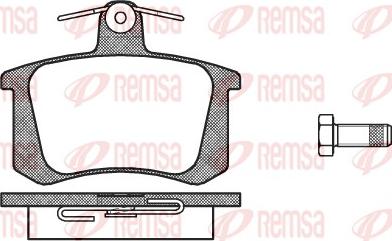 Remsa 0135.20 - Fren balata seti, diskli fren parts5.com