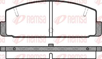 Remsa 0179.10 - Set placute frana,frana disc parts5.com