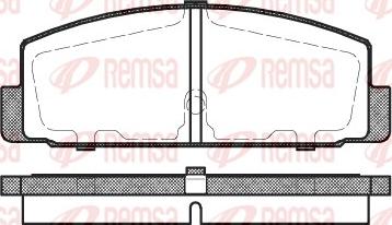 Remsa 0179.30 - Set placute frana,frana disc parts5.com