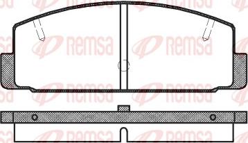 Remsa 0179.20 - Set placute frana,frana disc parts5.com