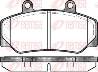 Remsa 0176.20 - Set placute frana,frana disc parts5.com