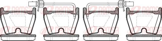 Remsa 0896.02 - Set placute frana,frana disc parts5.com