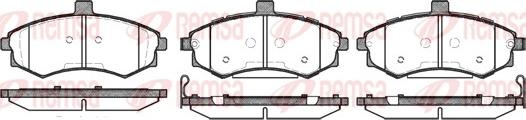 Remsa 0893.02 - Set placute frana,frana disc parts5.com