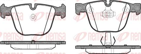 Remsa 0892.00 - Set placute frana,frana disc parts5.com