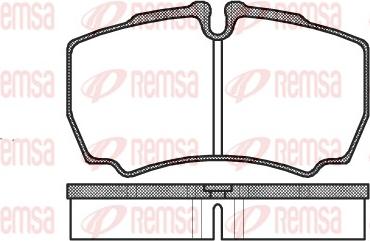 Remsa 0849.00 - Set placute frana,frana disc parts5.com