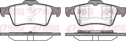 Remsa 0842.00 - Set placute frana,frana disc parts5.com