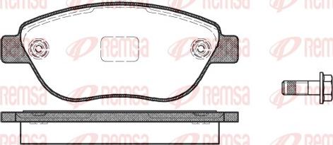 Remsa 0859.10 - Set placute frana,frana disc parts5.com