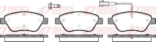 Remsa 0858.01 - Set placute frana,frana disc parts5.com