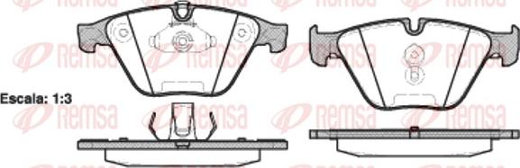 Remsa 0857.20 - Set placute frana,frana disc parts5.com