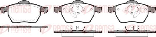 Remsa 0390.40 - Komplet pločica, disk-kočnica parts5.com