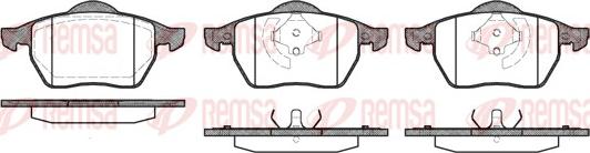 Remsa 0390.20 - Set placute frana,frana disc parts5.com