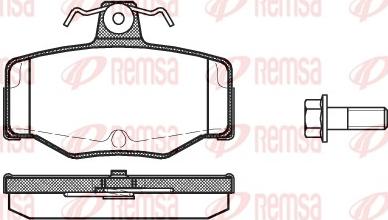 Remsa 0343.00 - Set placute frana,frana disc parts5.com