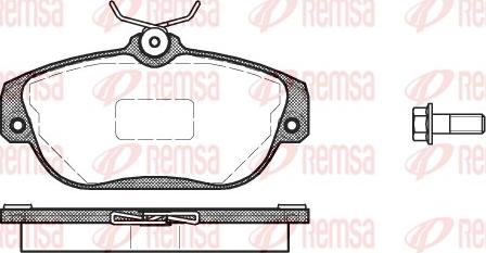 Remsa 0368.10 - Set placute frana,frana disc parts5.com