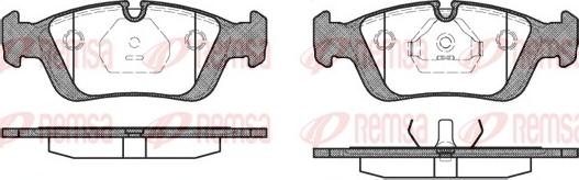 Remsa 0384.00 - Set placute frana,frana disc parts5.com