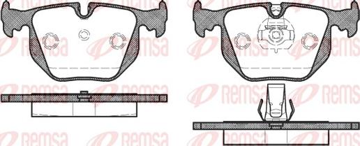 Remsa 0381.30 - Set placute frana,frana disc parts5.com