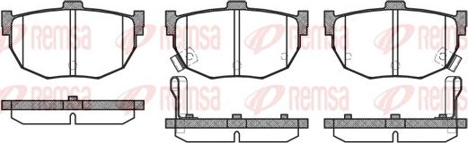 Remsa 0294.32 - Set placute frana,frana disc parts5.com