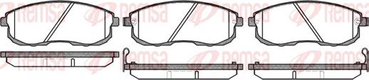 Remsa 0293.12 - Set placute frana,frana disc parts5.com