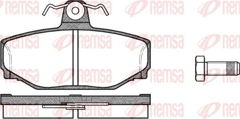 Remsa 0297.00 - Set placute frana,frana disc parts5.com