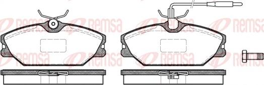 Remsa 0208.12 - Jarrupala, levyjarru parts5.com