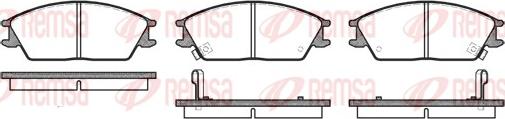 Remsa 0224.02 - Set placute frana,frana disc parts5.com